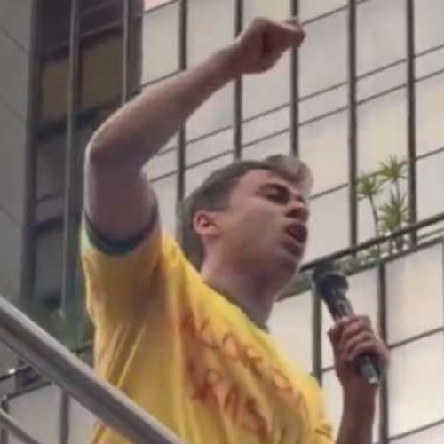 Nikolas Ferreira chama Lula de “bandido” na Paulista e diz que destino de Moraes “é a cadeia”