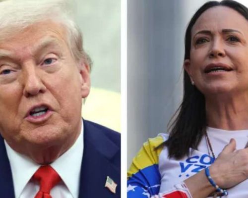 Trump aceita Nobel da Paz oferecido por María Corina Machado