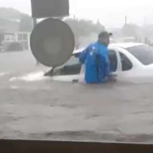 Osório sob ameaça: ciclone extratropical deixa ruas submersas