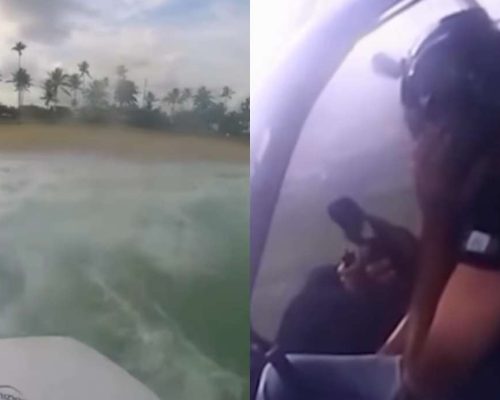 Prefeito de Barreiros cai de ultraleve; imagens chocam (Veja o vídeo)