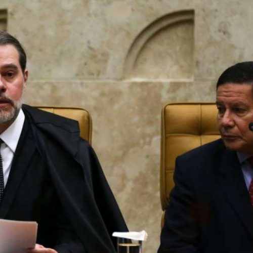Mourão pressiona o Senado a analisar impedimento de Toffoli