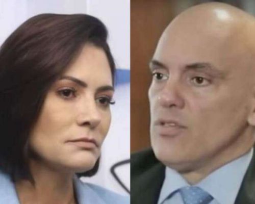 Michelle Bolsonaro responde diretamente a Alexandre de Moraes após determinação sobre fala de Eduardo