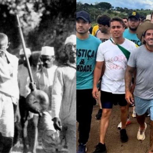 Do Ahimsa de Gandhi à marcha de Nikolas: a moralidade de um protesto pacífico