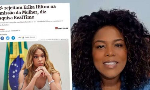 84% dos brasileiros rejeitam Erika Hilton na presidência da Comissão da Mulher: jornalista expõe o que está por trás dessa rejeição massiva (veja o vídeo)