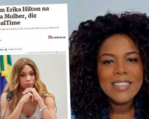84% dos brasileiros rejeitam Erika Hilton na presidência da Comissão da Mulher: jornalista expõe o que está por trás dessa rejeição massiva (veja o vídeo)