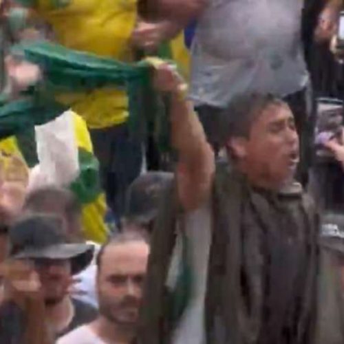 Tempestade atinge Brasília enquanto multidão demonstra patriotismo (Veja o vídeo!)