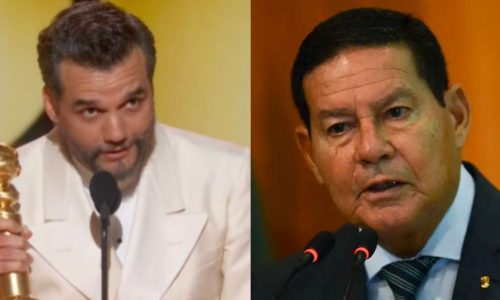 General Mourão assina homenagem a Wagner Moura e elogia seu talento