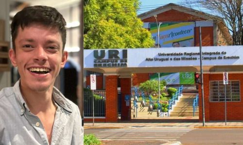 Jovem Weslei Pigatto Molinari assume a presidência do conselho do curso de Direito da URI