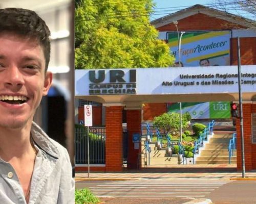 Jovem Weslei Pigatto Molinari assume a presidência do conselho do curso de Direito da URI