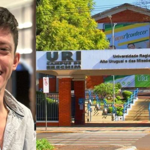 Jovem Weslei Pigatto Molinari assume a presidência do conselho do curso de Direito da URI