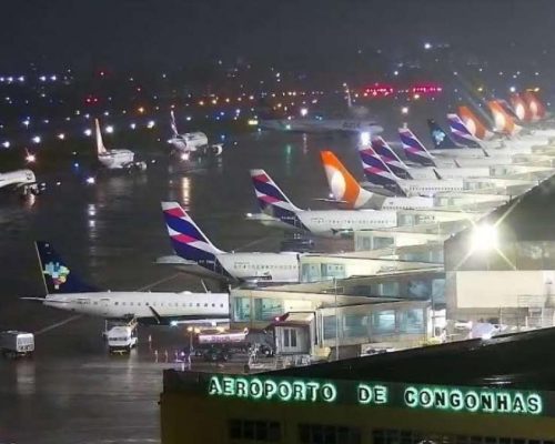 Congonhas sob pressão: Aena registra 121 cancelamentos