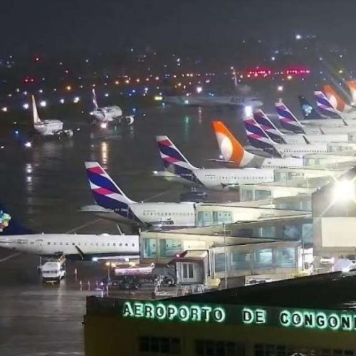 Congonhas sob pressão: Aena registra 121 cancelamentos
