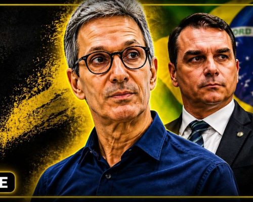 Zema ganha força como vice de Flávio Bolsonaro em articulação que circula nos bastidores de Brasília — Veja o vídeo!