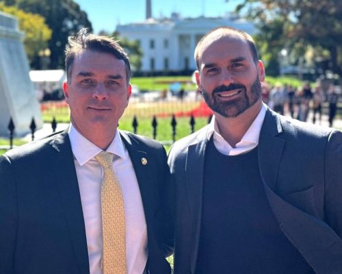 3 palavras resumem a reação de Eduardo à candidatura de Flávio