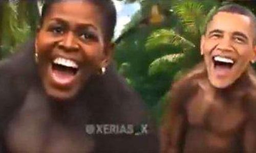 TRUMP DIVULGA VÍDEO QUE MOSTRA OBAMA REPOSTADO COMO MACACO (VEJA O VÍDEO)