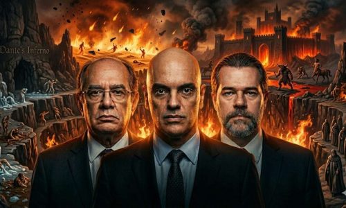 STF vira inferno dantesco: como Gilmar, Moraes e Toffoli construíram círculos de poder arbitrário