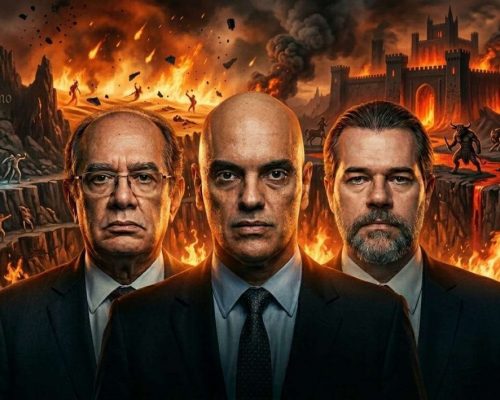 STF vira inferno dantesco: como Gilmar, Moraes e Toffoli construíram círculos de poder arbitrário