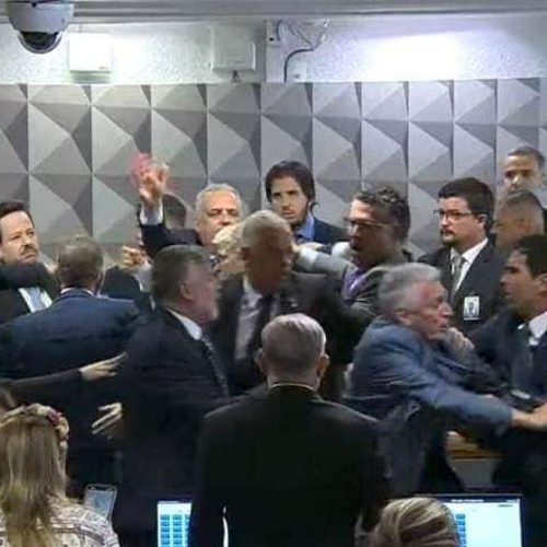 Base petista parte para agressão após quebra de sigilo de Lulinha na CPI do INSS