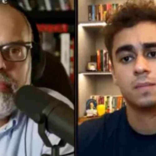 Allan dos Santos e Nikolas Ferreira em choque no X