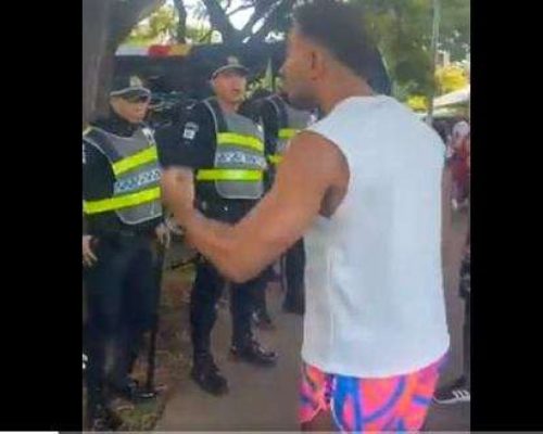 Deputado do PSOL se confunde com PM, leva spray de pimenta e tenta prender o policial (veja o vídeo)