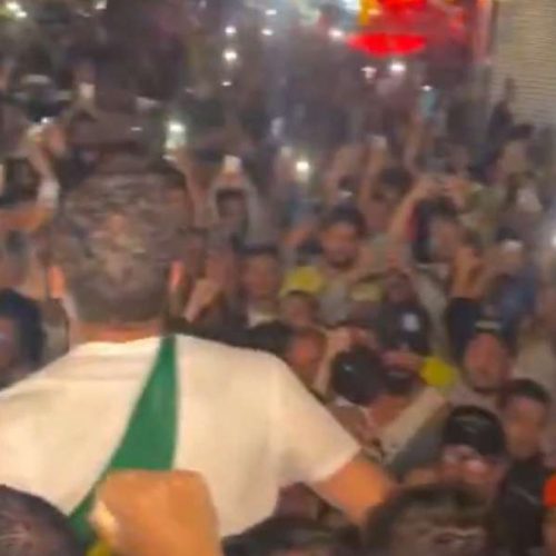 Caminhada de Nikolas chega a Luziânia e é aclamada por multidão em festa (Veja o vídeo)