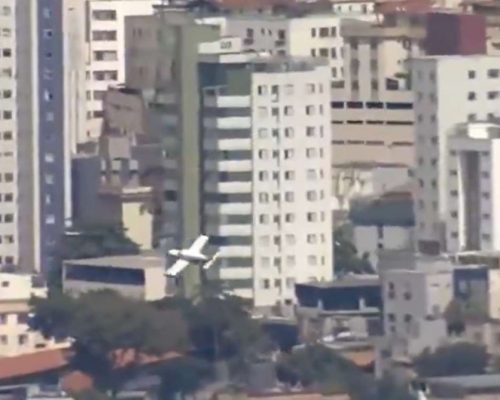 Surgem imagens fortes de avião batendo em prédio em BH; duas mortes confirmadas (Veja o vídeo!)
