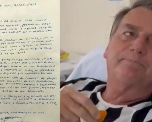 Bolsonaro, em carta, confirma Flávio como pré‑candidato e faz relato chocante