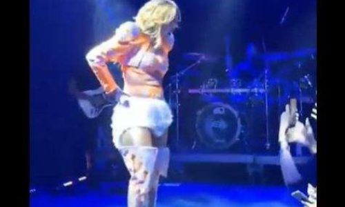 Em pleno show cantora famosa é assediada por fã, que toca em parte íntima (veja o vídeo)