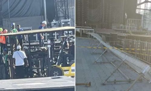 Trabalhador morre esmagado durante montagem de show de Shakira em Copacabana