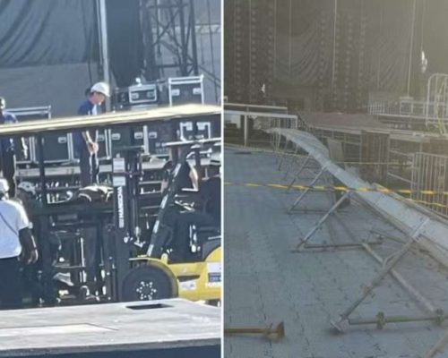 Trabalhador morre esmagado durante montagem de show de Shakira em Copacabana