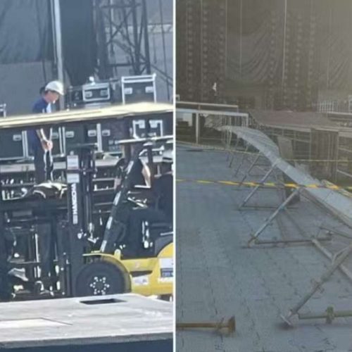 Trabalhador morre esmagado durante montagem de show de Shakira em Copacabana