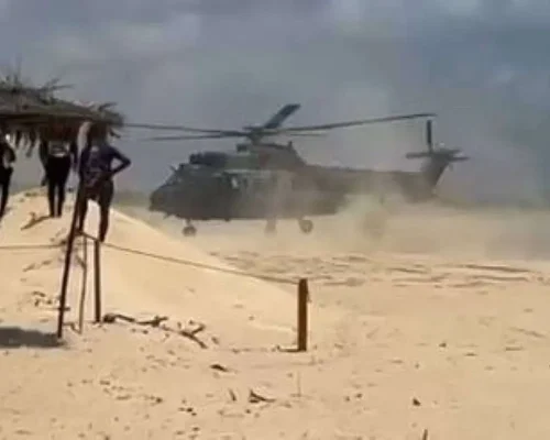 Pouso Inesperado no RN: Helicóptero da FAB Faz Manobra de Precaução em Genipabu