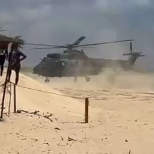 Pouso Inesperado no RN: Helicóptero da FAB Faz Manobra de Precaução em Genipabu