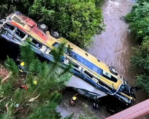 Argentina: Ônibus Cai de Ponte em Misiones e Deixa 9 Mortos; Faltam Listas de Passageiros