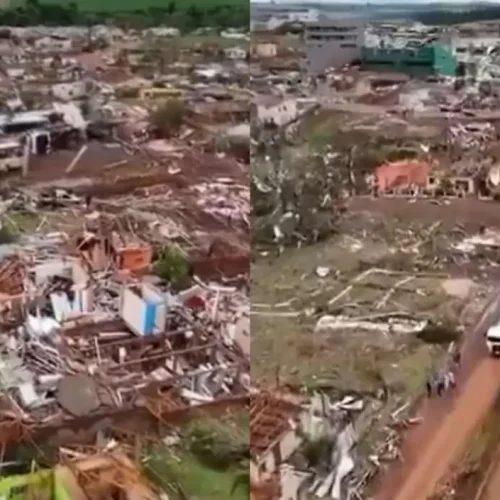 Devastação no Paraná: Tornado em Rio Bonito do Iguaçu Deixa Seis Mortos e 432 Feridos, Confirma Defesa Civil