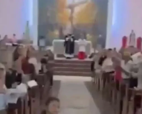 Reconhecimento popular: Cláudio Castro aplaudido de pé em missa no Rio após Operação Contenção