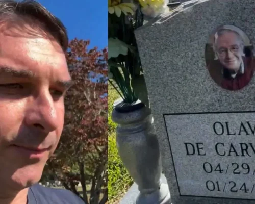 Flávio Bolsonaro Honra Legado de Olavo de Carvalho e Expõe o Foro de São Paulo